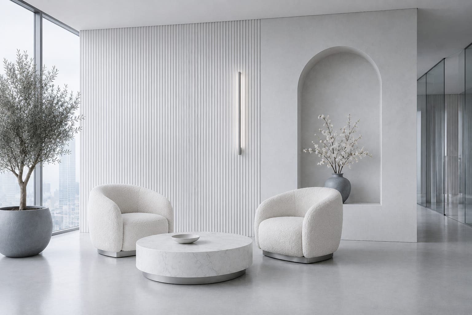 The consultation lounge at Lumière Dental