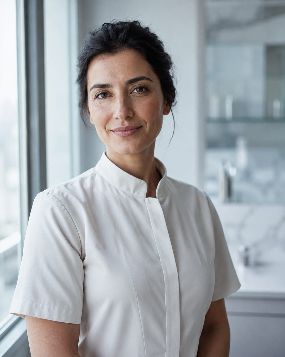 Portrait of the clinic's founding dentist