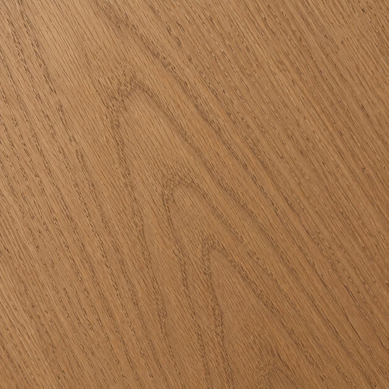 Close-up of an oiled oak board